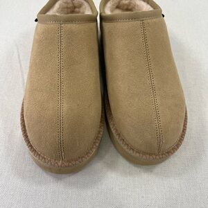 Bearpaw Caroline Platform Women's Suede Slippers, size 9